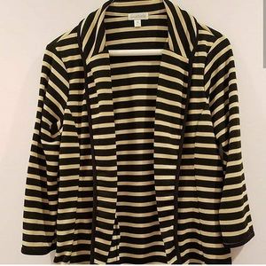 ❤️5 for $20❤️
 Charming Charlie striped blazer Sz. S